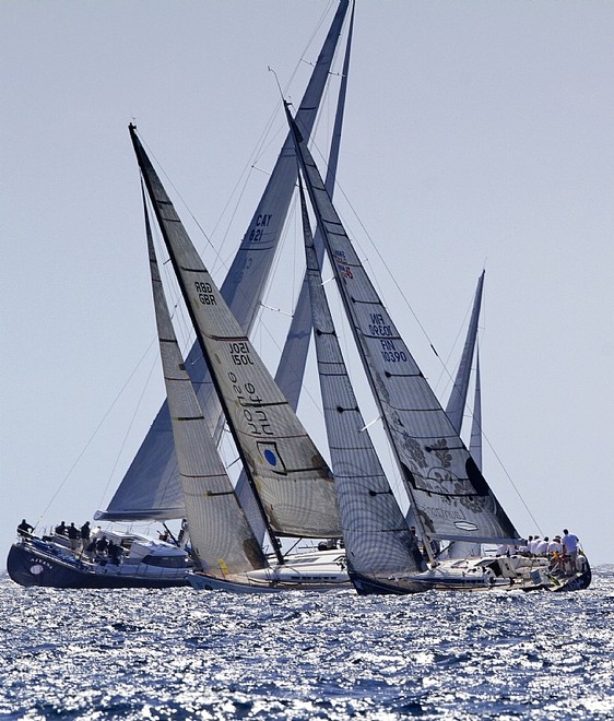 BLUE NIGHTS, BIGAMIST and AIYANA - Rolex International Regatta Day 2 © Rolex/ St Thomas Yacht Club/ Ingrid Abery